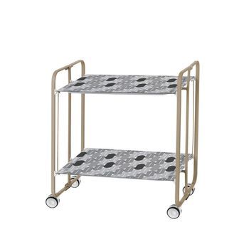 Carrito Auxiliar Plegable Bauhaus Arena Con Ruedas – 2 Niveles Y 4 Posiciones,,88