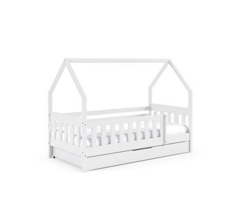 Casa cama lena blanco 86x198x125cm