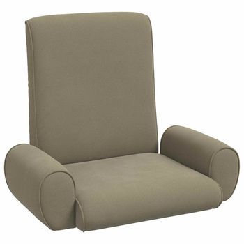 Sillón Ajustable Caqui Terciopelo Granuloso Vidaxl
