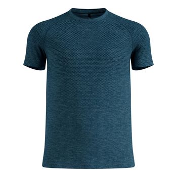Odlo Essential Seamless  Camiseta de running Hombres - color petróleo