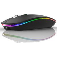 ipsdiraton inalambrico para portatil ergonomico y silencioso recargableusb 24 g con nano receptor3 niveles ajustables dpi ultra delgado