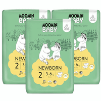 moomin baby panales talla 2 3-6 kg 3x56 uds