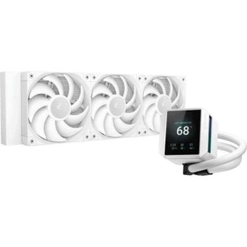 Refrigeración Líquida DeepCool Mystique 360 WH 360mm 3 Ventiladores LCD Blanco