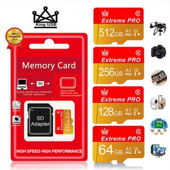Tarjeta de Memoria Confiable de 16GB / 32GB / 64GB / 256GB y Tarjeta Micro SD, Tarjetas SD, Tarjetas TF, Lectura y Escritura Rápida Clase 10 para Cámaras de Seguridad