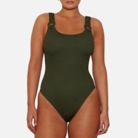 hunza g domino seersucker swimsuit