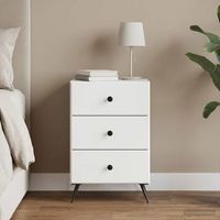 armario de noche - mueble para dormitorio - madera de ingenieria 43x41x665cm
