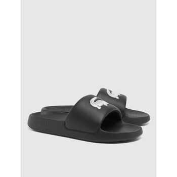 Lacoste Sandalias CHANCLA SERVE SLIDE 1.0 NEGRO para mujer