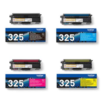 Original Multipack Brother MFC-9970CDW Printer Toner Cartridges (4 Pack) -TN325BK