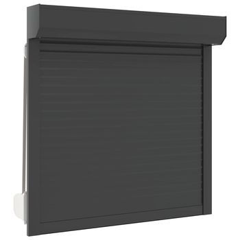 Persiana Enrollable Manual Antracita 100 X 100 Cm Vidaxl