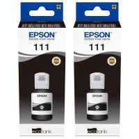 epson t03m1 t03m140 black original ink bottles twin pack 2 pack