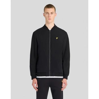 Lyle & Scott Jersey ML2568V CUSHIONED INTERLOCK-Z865 JET BLACK para hombre
