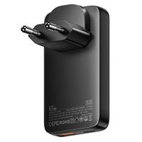 gan tech mensaje es-cd46 cargador usb pd de 65w de 2 puertos usb-a  tipo-c pd3020 qc40 fcp scp dcp afc pps ip24a