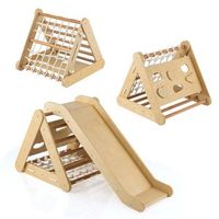 juguete de escalada para ninos pequenos estructura de escalada triangular 4 en 1 con rampa natural