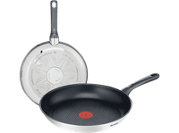 set de sartenes - tefal daily cook 2 sartenes 20 y 26 cm antiadherentes acero inoxidable