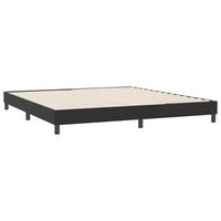 estructura de cama sin colchon terciopelo negro 180x220 cm