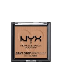 nyx professional makeup cant stop wont stop mattifying lightweight powder 7g various shades - caramel