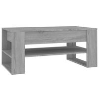 mesa de centro 55x102x45 cm madera - gris