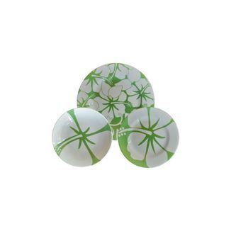 Serviço 18pçs Aloha Green
