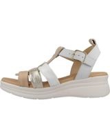 de pitillos sandalias planas 10614 mujer blanco