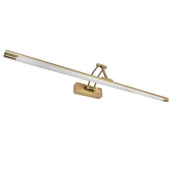 Lámpara De Pared Toolight Swe024-1w 80cm Brush Gold Led