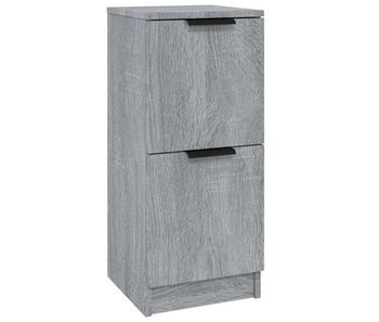 Vidaxl aparador de madera contrachapada gris sonoma 30x30x70 cm