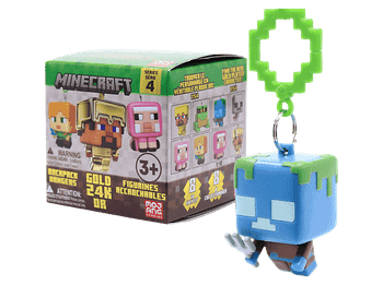 Llavero - Magicbox Minecraft™ Backpack Hanger S4, Caja sorpresa