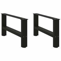 mesa de centro  60 x 30 x 1 mm  acero - negro