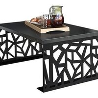 mesa de cafe germantown 101 aglomerado laminado angular 45x70x100cm