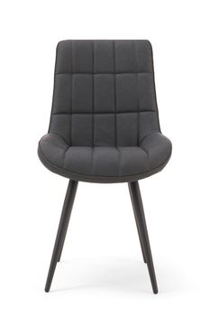 Heidi Grey Faux Leather Dining Chairs - Grey