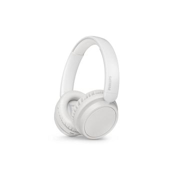 Auriculares Philips inalámbricos Bluetooth 5.3 blancos con micrófono y batería de larga duración