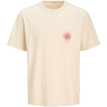Jack & Jones Camiseta 12278649 JORCANGGU SUMMER PICTURE TEE SS CN JNR ECRU para niño