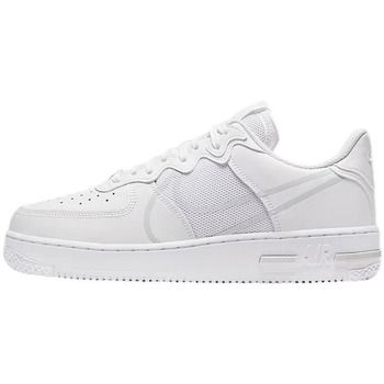 Nike Deportivas Moda Baskets Air Force 1 React blanc para hombre