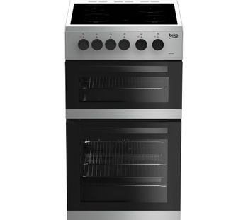 BEKO KDC5422AS 50 cm Electric Ceramic Cooker - Silver, Silver