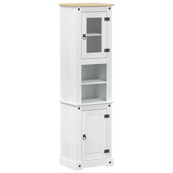 Mueble De Cuarto De Baño 50 X 40 X 185 Cm Madera De Pino Macizo Vidaxl