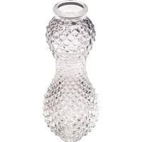 columna de cristal 125xd5cm taladro 15cm transparente