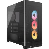 torre corsair 4500x rs-r argb cristal templado midi tower negro usb 32 atx 3x120mm