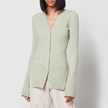 Axel Arigato Rae Ribbed-Knit Cardigan - XL