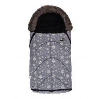 saco cubrepies shiny nylon snow flakes