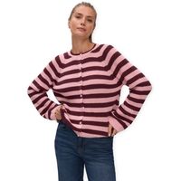 aware chaqueta de punto casaco annalise - grape winebubblegum para mujer