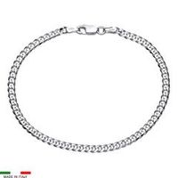 pulsera barbada de plata 925 3mm