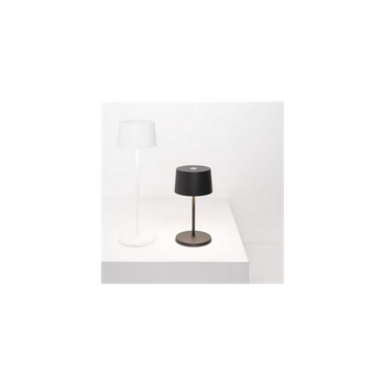Lámpara De Mesa Led Recargable Y Regulable Olivia Pro Mini Color Lila
