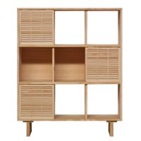libreria pequena de pino macizo natural 98 cm sin barnizar
