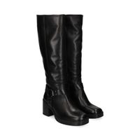 unisa botas con tacon mujer - negro talla 37
