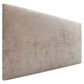 Dhome Cabecero De Lana Natural 90x60cm Para Camas 80/90 - Marrón Claro
