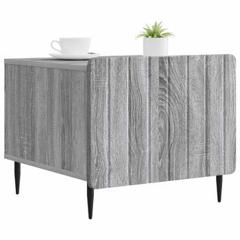Mesa De Café - Mesa De Centro - Mesa Baja Gris Sonoma 49 X 50 X 42 Cm Madera De Ingeniería