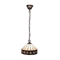 colgante de techo menor d 20cm   cadena tiffany  ilumina