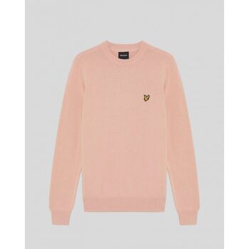 Lyle & Scott Jersey KN2136V COTTON CREW-Y120 PINK GRAPEFRUIT para hombre