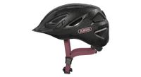 casco abus urban i 3 0 flower art   negro