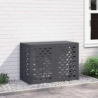 vidaxl funda para aire acondicionado gris antracita 100 x 50 x 70 cm