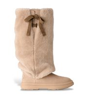 ugg para mujer 1183792 botas altas de piel apres city beige 41 plano ninguno casual